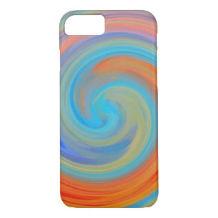 Abstract Coloured Twist Art Background #8 iPhone 8/7 Case
