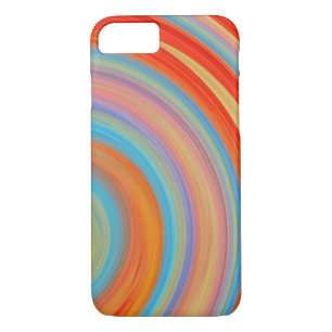 Abstract Coloured Twist Art Background #9 iPhone 8/7 Case