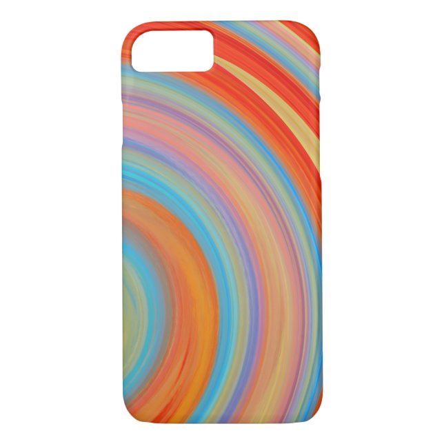 Abstract Coloured Twist Art Background #9 Case-Mate iPhone Case (Back)