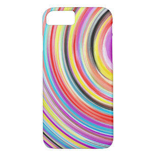Abstract Coloured Twist Art Background iPhone 8/7 Case