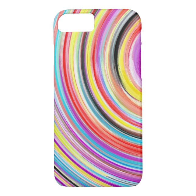 Abstract Coloured Twist Art Background Case-Mate iPhone Case (Back)