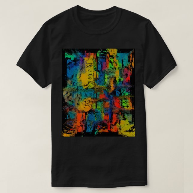 Abstract colourful 3D T-Shirt (Design Front)