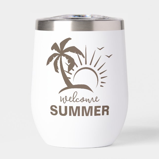 Abstract Colourful Aesthetic Modern Summer Beach (Front)