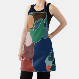 Abstract Colourful Artistic Artsy Artist Apron