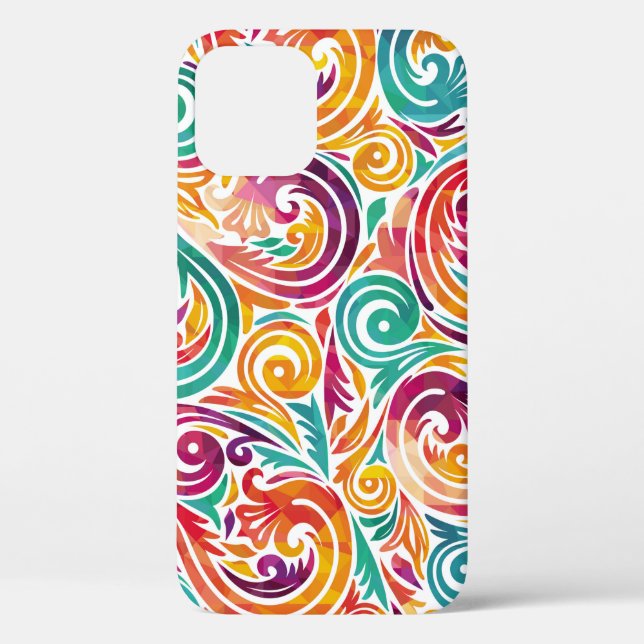 Abstract colourful background. illustrationcarniva Case-Mate iPhone case (Back)