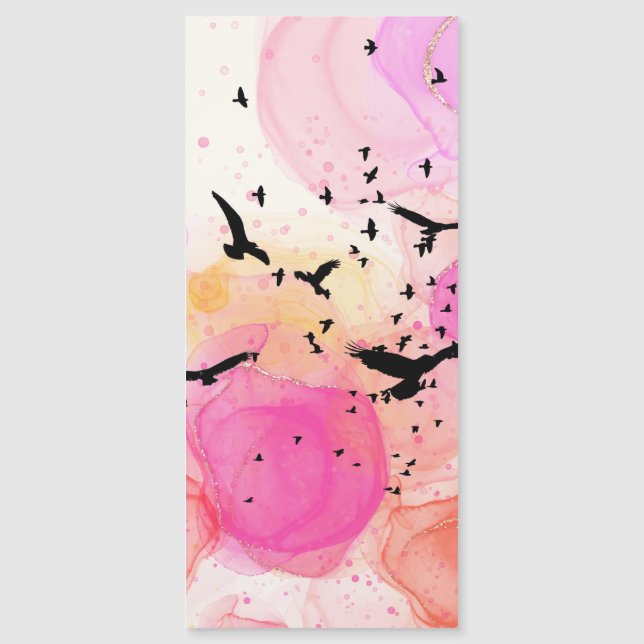 Abstract colourful birds pattern (Front)