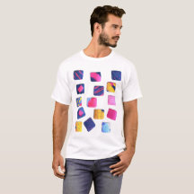 Abstract Colourful Blocks Pattern