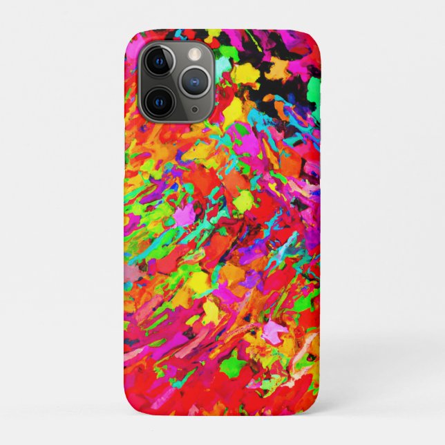 Abstract Colourful Chaos Pattern Case-Mate iPhone Case (Back)