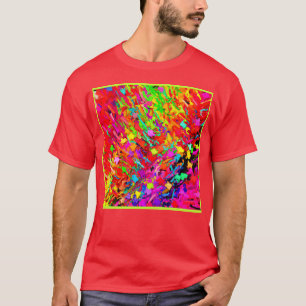 Abstract Colourful Chaos Pattern T-Shirt