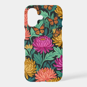 Abstract Colourful Chrysanthemums iPhone Cases