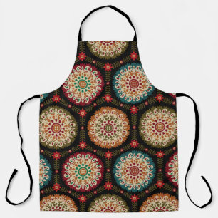 abstract colourful circle bunch pattern background apron