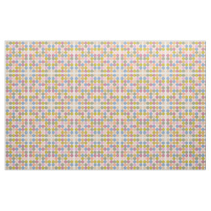 Abstract colourful circle round pattern Fabric