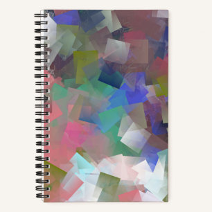 Abstract Colourful Cubes Notebook