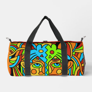 Abstract colourful Design Duffle Bag