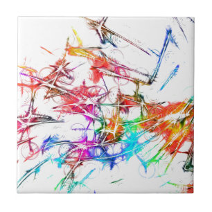 Abstract Colourful Design Tile