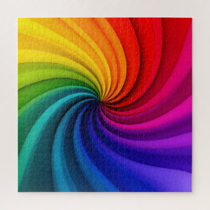 Abstract colourful diaphragm  jigsaw puzzle