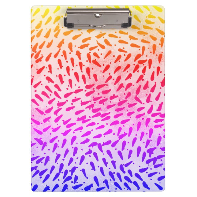 Abstract Colourful Dots Clipboard (Front)