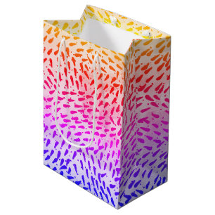 Abstract Colourful Dots Medium Gift Bag