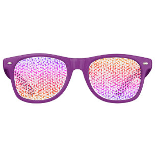 Abstract Colourful Dots Retro Sunglasses