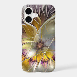 Abstract Colourful Fantasy Flower Modern Fractal