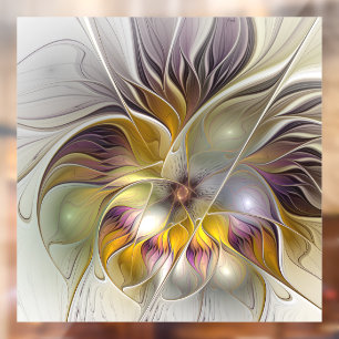 Abstract Colourful Fantasy Flower Modern Fractal