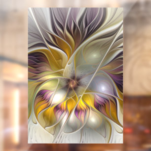 Abstract Colourful Fantasy Flower Modern Fractal
