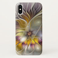 Abstract Colourful Fantasy Flower Modern Fractal