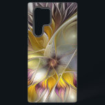 Abstract Colourful Fantasy Flower Modern Fractal Samsung Galaxy Case<br><div class="desc">A luminous unique fantasy flower.
Design for your Samsung Galaxy S22 Ultra case and more.</div>