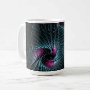 Abstract Colourful Fantasy Fractal Coffee Mug