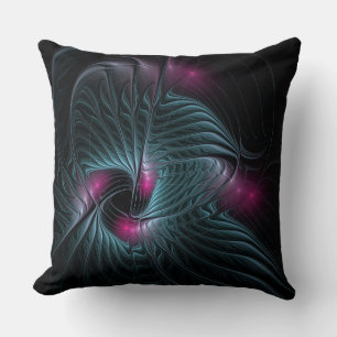 Abstract Colourful Fantasy Fractal Cushion