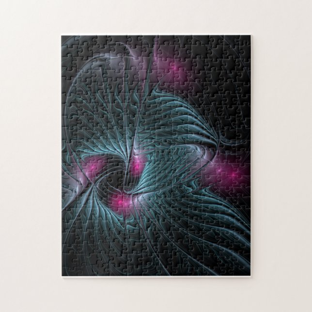 Abstract Colourful Fantasy Fractal Jigsaw Puzzle (Vertical)