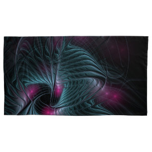 Abstract Colourful Fantasy Fractal Pillowcase