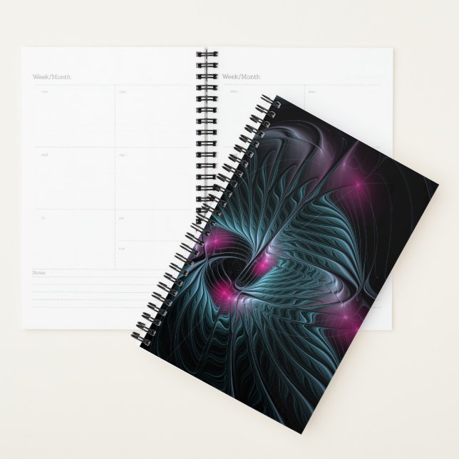 Abstract Colourful Fantasy Fractal Planner (Display)