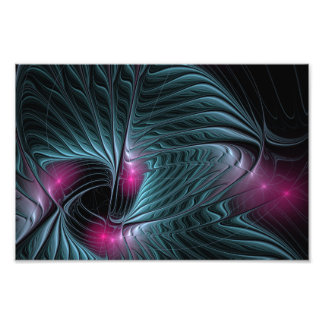 Abstract Colourful Fantasy Fractal Poster