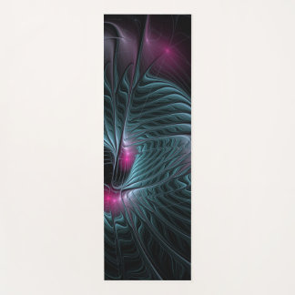 Abstract Colourful Fantasy Fractal Yoga Mat
