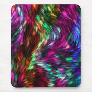 Abstract Colourful Fur Background-24605 Mouse Pad
