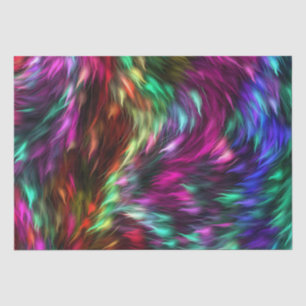 Abstract Colourful Fur Prismatic Background-24605 Tissue Paper