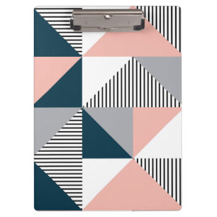 Abstract colourful geometry clipboard