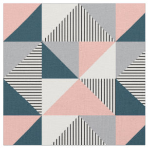Abstract colourful geometry fabric