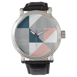 Abstract colourful geometry watch