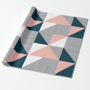 Abstract colourful geometry wrapping paper