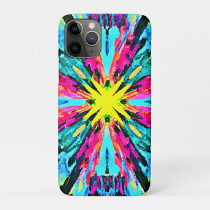 Abstract Colourful Glow Pattern iPhone 11 Pro Case