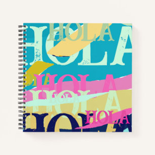 Abstract Colourful Hola Notebook