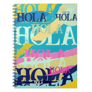 Abstract Colourful Hola Notebook