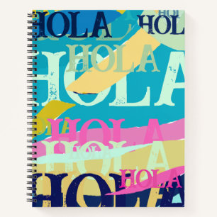 Abstract Colourful Hola Notebook