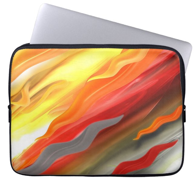 Abstract Colourful Laptop Sleeve (Front)