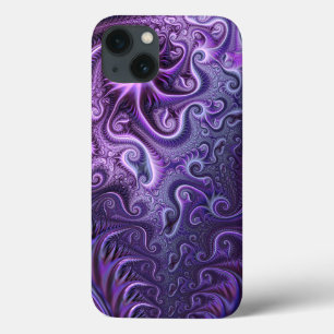 Abstract Colourful Lilac & Violet Spiral Pattern  iPhone 13 Case