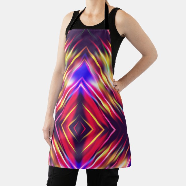 Abstract colourful lines apron (Insitu)