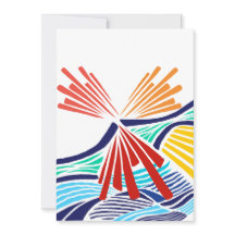 Abstract Colourful Lines Throw Pillow | Modern Geo