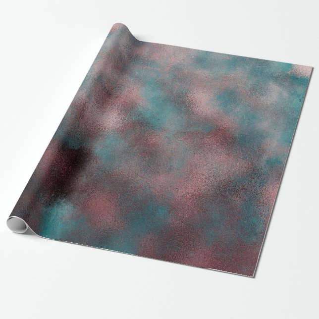 Abstract colourful metallic finish look background wrapping paper (Unrolled)